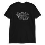 Steiermark Schwein / Fleischteile / Basic Unisex-T-Shirt