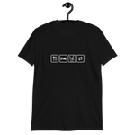 Essen, Schlafen, Rock, Wiederholung - Basic Unisex-T-Shirt