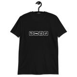 Essen, Schlafen, Rock, Wiederholung - Basic Unisex-T-Shirt