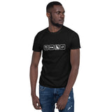 Essen, Schlafen, Katze, Wiederholung - Basic Unisex-T-Shirt