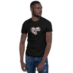 Lausbua / Lebkuchenherz/ Kurzärmeliges Unisex-T-Shirt
