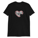 Lausbua / Lebkuchenherz/ Kurzärmeliges Unisex-T-Shirt