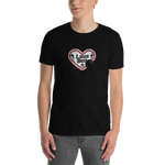 Lausbua / Lebkuchenherz/ Kurzärmeliges Unisex-T-Shirt