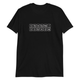 Steinscheißer Karl Kurzärmeliges Unisex-T-Shirt