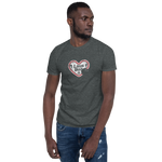 Lausbua / Lebkuchenherz/ Kurzärmeliges Unisex-T-Shirt