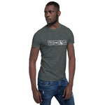 Essen, Schlafen, Katze, Wiederholung - Basic Unisex-T-Shirt