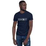 Essen, Schlafen, Katze, Wiederholung - Basic Unisex-T-Shirt