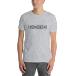 Essen, Schlafen, Rock, Wiederholung - Basic Unisex-T-Shirt