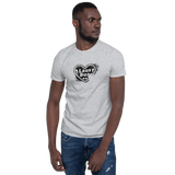 Lausbua / Lebkuchenherz/ Kurzärmeliges Unisex-T-Shirt