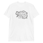 Steiermark Schwein / Fleischteile / Basic Unisex-T-Shirt
