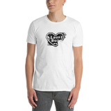 Lausbua / Lebkuchenherz/ Kurzärmeliges Unisex-T-Shirt