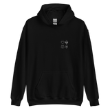 Doppeldeutsche Kartensymbole - Unisex-Kapuzenpullover