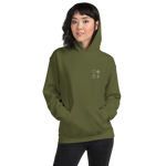 Doppeldeutsche Kartensymbole - Unisex-Kapuzenpullover