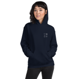 Doppeldeutsche Kartensymbole - Unisex-Kapuzenpullover