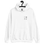Doppeldeutsche Kartensymbole - Unisex-Kapuzenpullover
