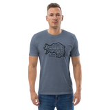 Steiermark Schwein / Fleischteile / Shirt aus Bio-Baumwolle