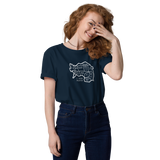 Steiermark Schwein / Fleischteile / Shirt aus Bio-Baumwolle