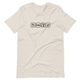 Essen, Schlafen, Heimwerken, Wiederholung - Unisex-T-Shirt