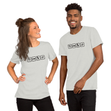 Essen, Schlafen, Grillen, Wiederholung - Unisex-T-Shirt