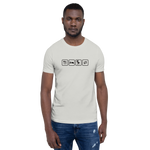 Essen, Schlafen, Grillen, Wiederholung - Unisex-T-Shirt