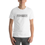 Essen, Schlafen, Poker, Wierholung -  Premium Unisex-T-Shirt