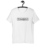 Essen, Schlafen, Poker, Wierholung -  Premium Unisex-T-Shirt