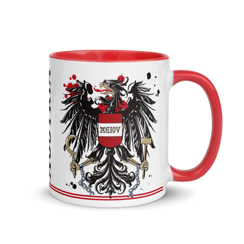 Austria Tasse mit farbiger Innenseite