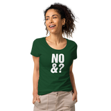 No und? Basic Bio-T-Shirt für Damen