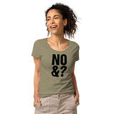 No und? Basic Bio-T-Shirt für Damen