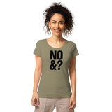 No und? Basic Bio-T-Shirt für Damen