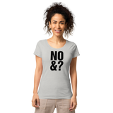 No und? Basic Bio-T-Shirt für Damen