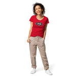 Lederhosen für Damen / Basic Bio-T-Shirt