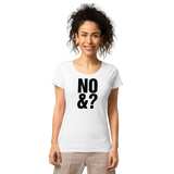 No und? Basic Bio-T-Shirt für Damen