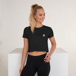 Schwarzes Herz / Stick / Crop-Top