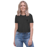 Schwarzes Herz / Stick / Crop-Top