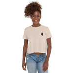 Schwarzes Herz / Stick / Crop-Top