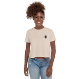 Schwarzes Herz / Stick / Crop-Top