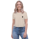 Schwarzes Herz / Stick / Crop-Top