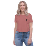 Schwarzes Herz / Stick / Crop-Top