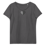 Flickenherzchen / Enganliegendes Öko-Shirt für Damen