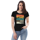 Dahoam is wo da Grimming steht / Enganliegendes Öko-Shirt für Damen