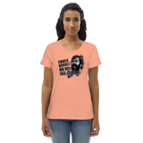Chuck Norris? Nie von ihr gehört / Bud Spencer Meme / Enganliegendes Öko-T-Shirt für Damen