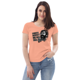 Chuck Norris? Nie von ihr gehört / Bud Spencer Meme / Enganliegendes Öko-T-Shirt für Damen