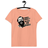 Chuck Norris? Nie von ihr gehört / Bud Spencer Meme / Enganliegendes Öko-Shirt für Damen