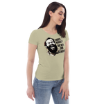 Chuck Norris? Nie von ihr gehört / Bud Spencer Meme / Enganliegendes Öko-Shirt für Damen