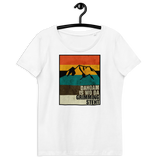Dahoam is wo da Grimming steht / Enganliegendes Öko-Shirt für Damen