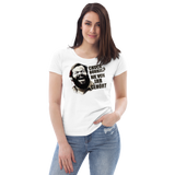 Chuck Norris? Nie von ihr gehört / Bud Spencer Meme / Enganliegendes Öko-Shirt für Damen