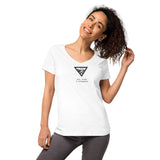 Sex, Drugs & Volksmusik - Eng anliegendes Damen-T-Shirt mit V-Ausschnitt