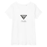 Sex, Drugs & Volksmusik - Eng anliegendes Damen-T-Shirt mit V-Ausschnitt