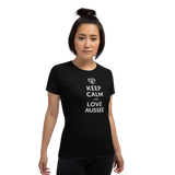 Keep Calm and love Aussee  / Kurzärmeliges T-Shirt für Damen